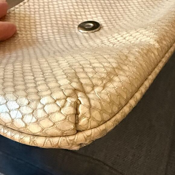 NWOT Rafe Embossed Leather Embellished Clutch/Shoulder Bag. - Picture 8 of 9